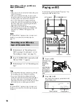 Preview for 14 page of Sony CMT-J3MD Operating Instructions Manual