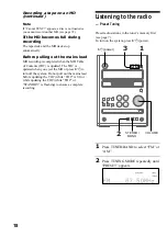 Предварительный просмотр 18 страницы Sony CMT-J3MD Operating Instructions Manual