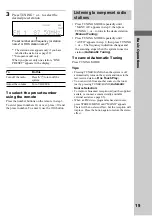 Preview for 19 page of Sony CMT-J3MD Operating Instructions Manual