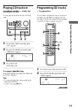 Предварительный просмотр 23 страницы Sony CMT-J3MD Operating Instructions Manual