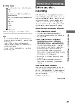 Preview for 31 page of Sony CMT-J3MD Operating Instructions Manual