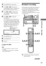 Предварительный просмотр 41 страницы Sony CMT-J3MD Operating Instructions Manual