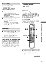 Предварительный просмотр 43 страницы Sony CMT-J3MD Operating Instructions Manual