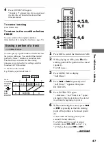 Preview for 47 page of Sony CMT-J3MD Operating Instructions Manual