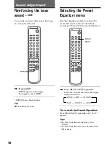 Предварительный просмотр 58 страницы Sony CMT-J3MD Operating Instructions Manual