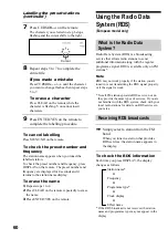 Preview for 60 page of Sony CMT-J3MD Operating Instructions Manual