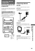 Preview for 65 page of Sony CMT-J3MD Operating Instructions Manual