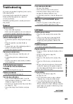 Preview for 69 page of Sony CMT-J3MD Operating Instructions Manual