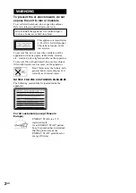 Preview for 2 page of Sony CMT-L1 - Micro Hi Fi Component System Operating Instructions Manual