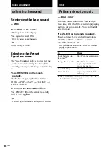 Preview for 18 page of Sony CMT-L1 - Micro Hi Fi Component System Operating Instructions Manual