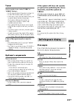 Preview for 25 page of Sony CMT-L1 - Micro Hi Fi Component System Operating Instructions Manual