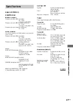 Preview for 55 page of Sony CMT-L1 - Micro Hi Fi Component System Operating Instructions Manual