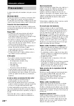 Preview for 82 page of Sony CMT-L1 - Micro Hi Fi Component System Operating Instructions Manual