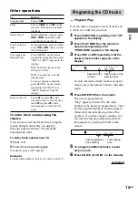 Предварительный просмотр 15 страницы Sony CMT-L7HD - Micro Hi Fi Component System Operating Instructions Manual