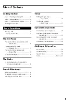 Preview for 3 page of Sony CMT-LS1 - Micro Hi Fi Component System Operating Instructions Manual