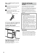 Preview for 6 page of Sony CMT-LS1 - Micro Hi Fi Component System Operating Instructions Manual