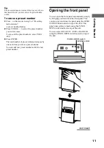 Preview for 11 page of Sony CMT-LS1 - Micro Hi Fi Component System Operating Instructions Manual