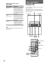 Preview for 12 page of Sony CMT-LS1 - Micro Hi Fi Component System Operating Instructions Manual