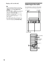 Preview for 14 page of Sony CMT-LS1 - Micro Hi Fi Component System Operating Instructions Manual