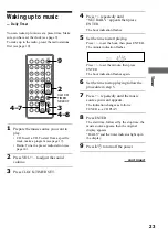 Preview for 23 page of Sony CMT-LS1 - Micro Hi Fi Component System Operating Instructions Manual