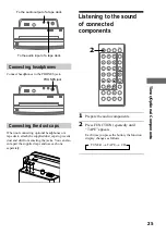 Preview for 25 page of Sony CMT-LS1 - Micro Hi Fi Component System Operating Instructions Manual