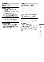 Preview for 29 page of Sony CMT-LS1 - Micro Hi Fi Component System Operating Instructions Manual