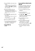 Preview for 20 page of Sony CMT-LX30IR Operating Instructions Manual