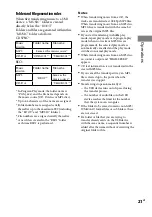 Preview for 21 page of Sony CMT-LX30IR Operating Instructions Manual