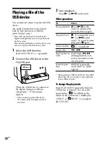 Preview for 22 page of Sony CMT-LX30IR Operating Instructions Manual