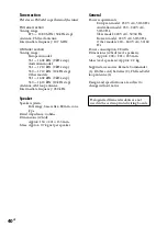 Preview for 40 page of Sony CMT-LX30IR Operating Instructions Manual