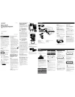 Предварительный просмотр 1 страницы Sony CMT-LX40I Operating Instructions