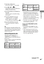 Preview for 23 page of Sony CMT-LX50WMR Operating Instructions Manual