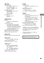 Preview for 43 page of Sony CMT-LX50WMR Operating Instructions Manual