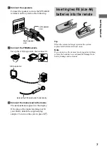 Preview for 7 page of Sony CMT-M100 Operating Instructions Manual