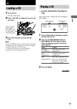 Preview for 9 page of Sony CMT-M100 Operating Instructions Manual