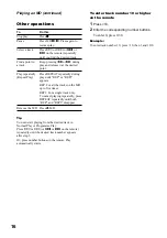 Preview for 16 page of Sony CMT-M100 Operating Instructions Manual