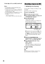 Preview for 24 page of Sony CMT-M100 Operating Instructions Manual