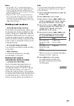 Preview for 27 page of Sony CMT-M100 Operating Instructions Manual