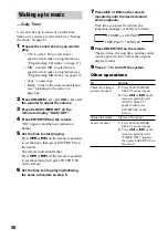 Preview for 50 page of Sony CMT-M100 Operating Instructions Manual