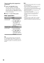 Preview for 52 page of Sony CMT-M100 Operating Instructions Manual