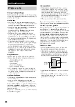 Предварительный просмотр 54 страницы Sony CMT-M100 Operating Instructions Manual