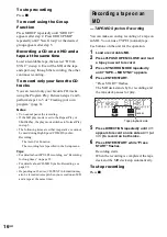 Preview for 16 page of Sony CMT-M333NT Operating Instructions Manual