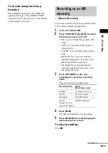 Preview for 17 page of Sony CMT-M333NT Operating Instructions Manual