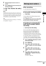 Preview for 19 page of Sony CMT-M333NT Operating Instructions Manual