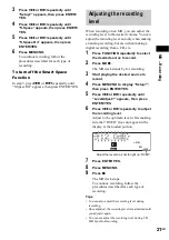 Предварительный просмотр 21 страницы Sony CMT-M333NT Operating Instructions Manual