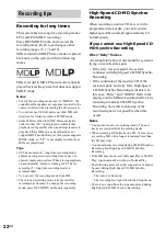 Preview for 22 page of Sony CMT-M333NT Operating Instructions Manual