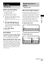 Preview for 23 page of Sony CMT-M333NT Operating Instructions Manual