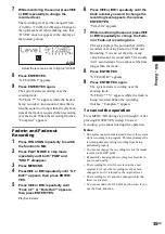 Preview for 35 page of Sony CMT-M333NT Operating Instructions Manual