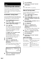 Preview for 36 page of Sony CMT-M333NT Operating Instructions Manual