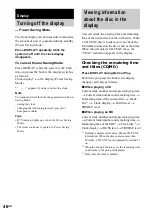 Preview for 46 page of Sony CMT-M333NT Operating Instructions Manual